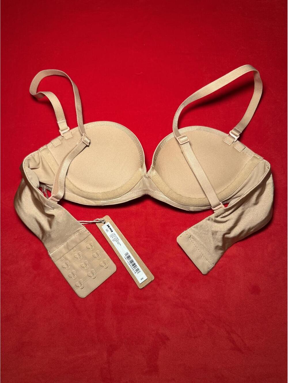 Skims Ultimate Push Up Strapless Bra Color Clay Size 32A - Picture 2 of 3